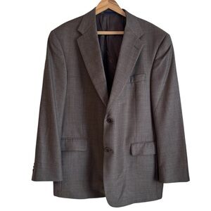 Lora Piana Daniel Cremieux Brown Sports Coat Jacket size 42 S